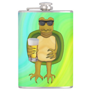 Thirsty Turtle Hip Flask