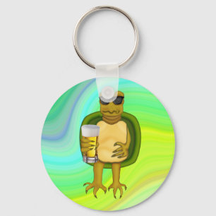 Thirsty Turtle Key Ring