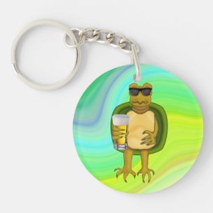 Thirsty Turtle Key Ring