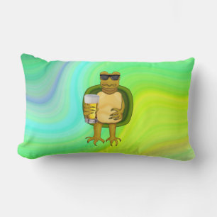 Thirsty Turtle Lumbar Cushion