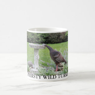 THIRSTY WILD TURKEY COFFEE MUG