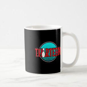 Thirteen Bowling Birthday 13 Years Old Boy Birthda Coffee Mug