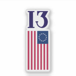 Thirteen Colonies Betsy Ross Flag