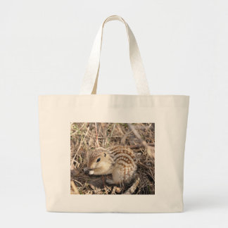Thirteen Lined Ground squirrel Large Tote Bag