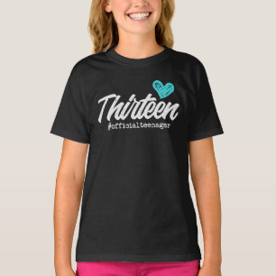 Thirteen Official Teenager 13th Birthday 13 Year T-Shirt