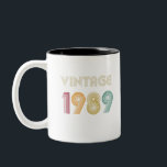 thirteen years old 30th Birthday Gift Vintage 1989 Two-Tone Coffee Mug<br><div class="desc">Clothing, Shirt, 30th gift for wife, 30th gift for woman, 30th birthday tshirt, 30th birthday woman, 30th birthday shirt, 1989 gift for wife, 1989 gift for mum, 1989 gift for woman, vintage 1989 tshirt, 1989 birthday tshirt, 1989 birthday shirt, 1989 birthday woman, 30th gift for mum</div>