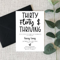 Thirty, Flirty, & Thriving 30th Birthday Party