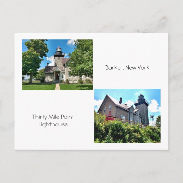 Thirty Mile Point Lighthouse 2 Postcard (Front)