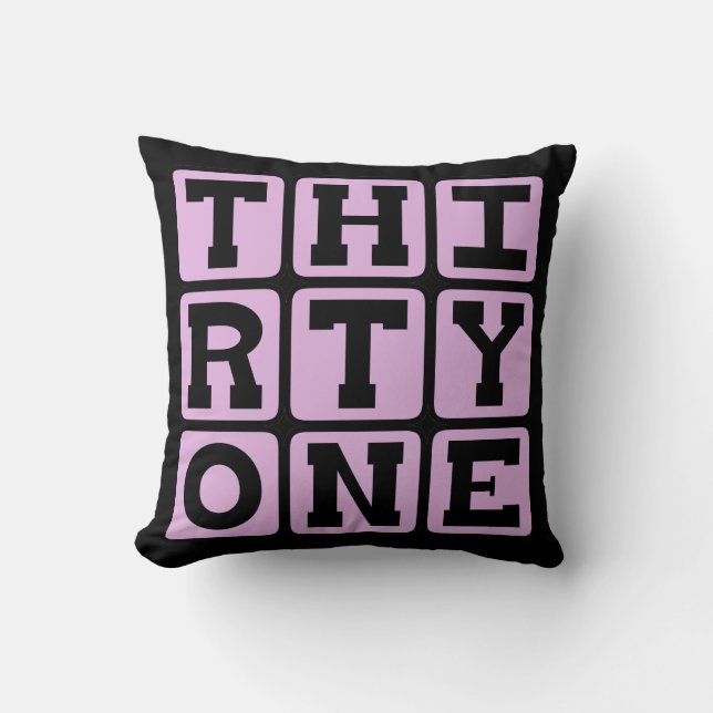 Thirty One, Number 31 Cushion (Front)