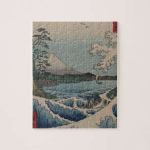 Thirty-six Views of Mount Fuji  富士三十六景,  Hiroshige Jigsaw Puzzle