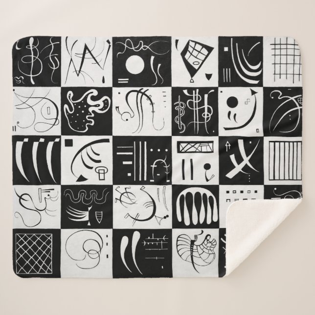 Thirty | Wassily Kandinsky | Sherpa Blanket (Front (Horizontal))