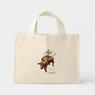 This ain't my first RODEO : Bull rider Mini Tote Bag