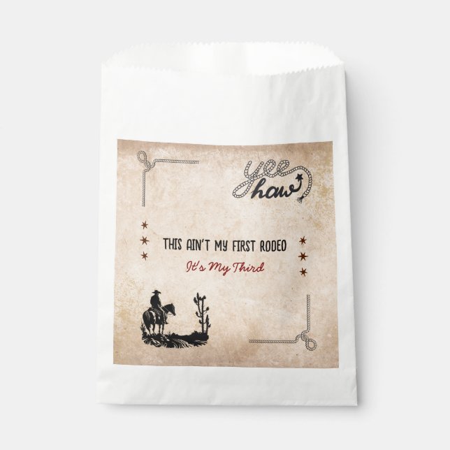 This Ain't My First Rodeo Favour Bags (Front)