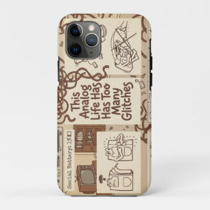 This Analogue Life Has Too Many Glitches VHS Stick Case-Mate iPhone Case
