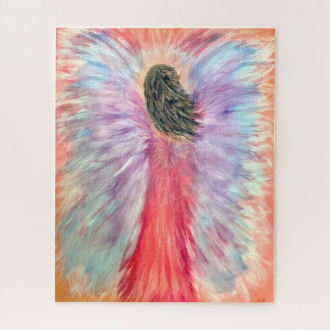 This Angel puzzle will be simple, yet full of joy  (Vertical)