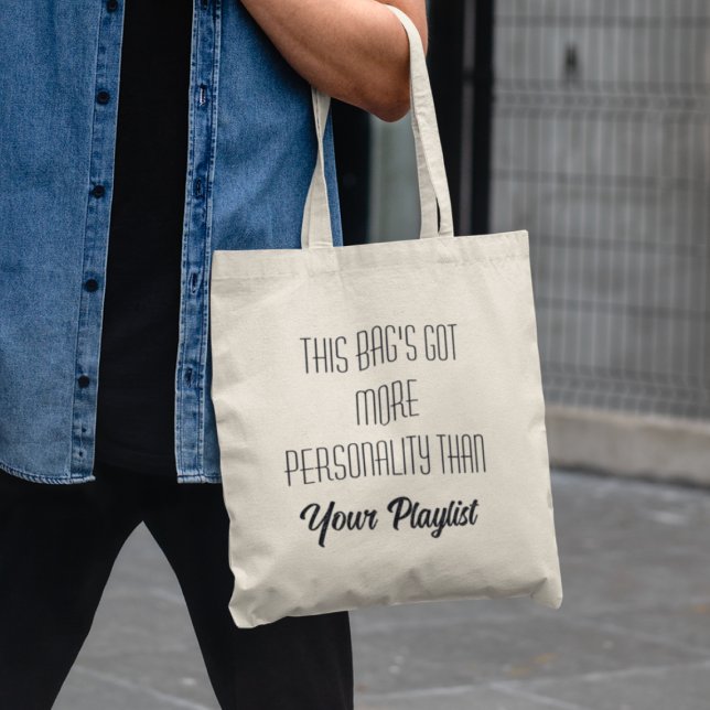 This Bag's Got More Personality - Funny Template Tote Bag (Creator Uploaded)