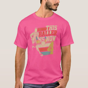 This Baller Is Now 4 cute 4th Birthday Basketball T-Shirt
