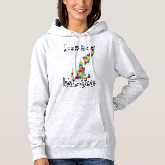 This beautiful design for a father and daughter gr hoodie (Front)