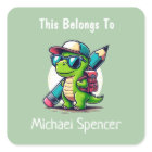 This Belongs To Cute Boys Dinosaur Green