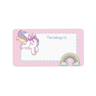 This belongs to label - Cute unicorn 2