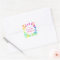 This belongs to label, paint, rainbow name label