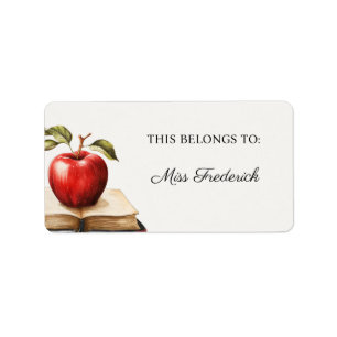 This Belongs to Labels, Teachers Label
