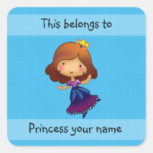 This belongs to princess sticker