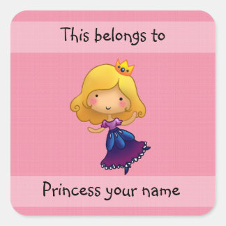 This belongs to princess sticker