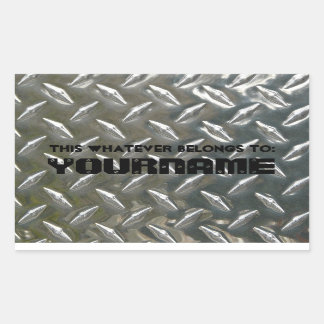 This belongs to... Your Name! Rectangular Sticker