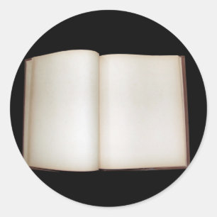 This book belongs to classic round sticker