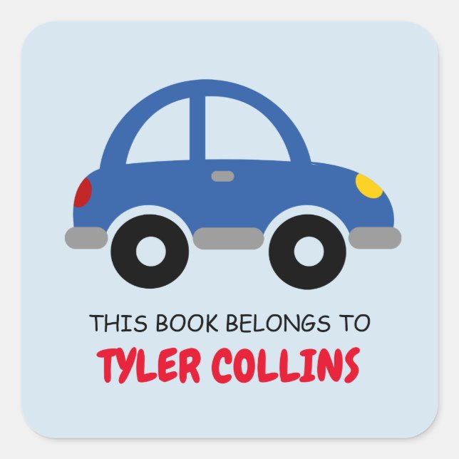 This book belongs to kid's book label stickers (Front)