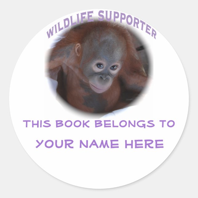 "This book belongs to" label (Front)