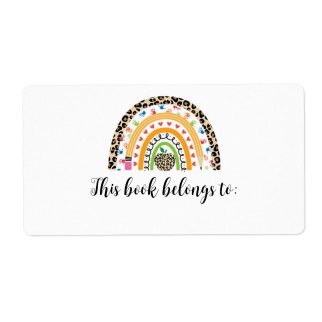 This Book Belongs To Modern Rainbow (Front)