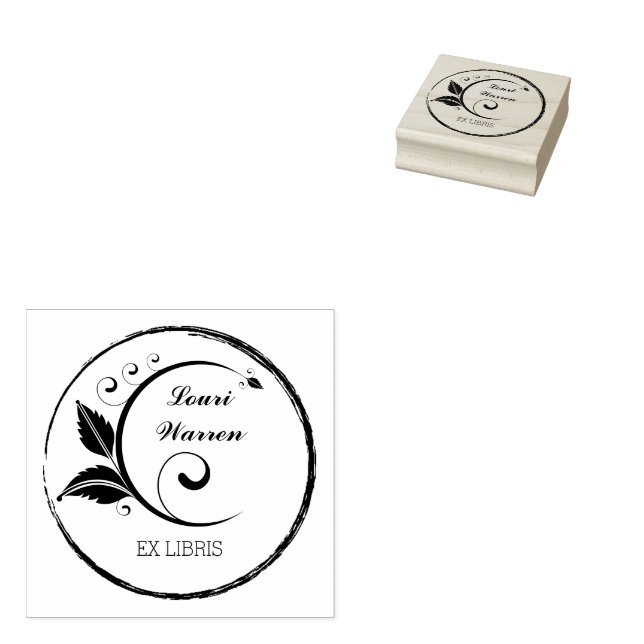 This Book Belongs To Personalised Book Stamp (Stamped)