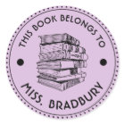 This Book Belongs To Personalised