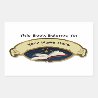 "This Book Belongs To" Personalised Library Labels