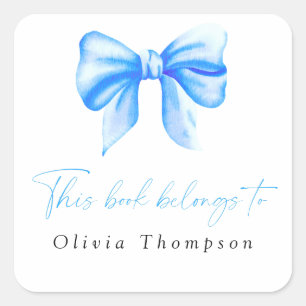 This book belongs to square sticker