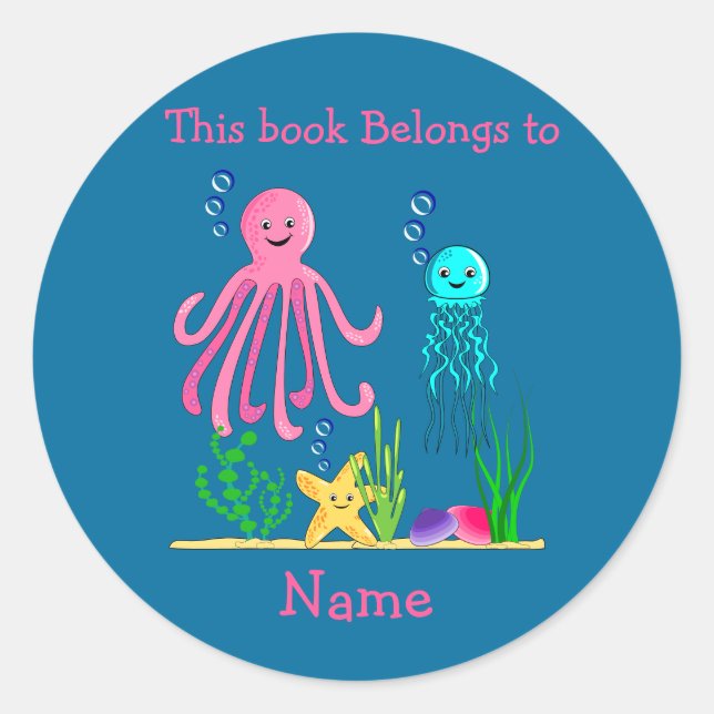 This book belongs to.. Sticker (Front)