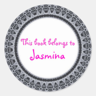 THIS BOOK BELONGS TO... stickers