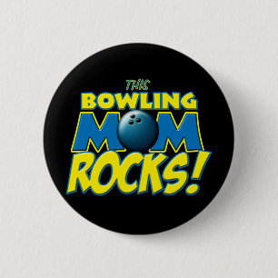 This Bowling Mum Rocks copy.png 6 Cm Round Badge