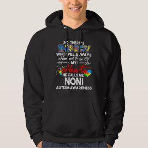 This Boy He Call Me Noni Autism Awareness Design Hoodie