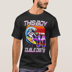 This Boy Is Now Double Digits 14th Birthday Boy 14 T-Shirt