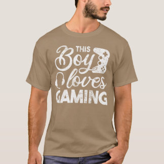 This Boy Loves Gaming boy friends T-Shirt