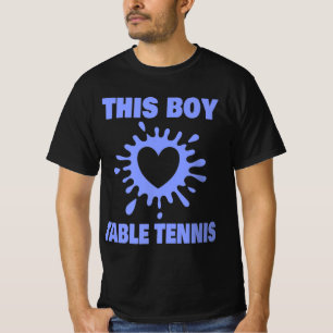 This Boy Loves Table Tennis Fun Table Tennis Playe T-Shirt