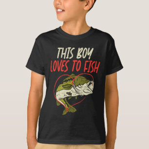 This Boy Loves To Fish B Fishing Family Matching M T-Shirt