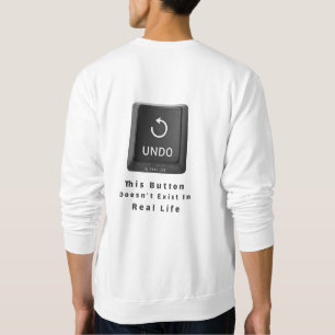 This Button Doesn’t Exist in Real Life – Minimalis Sweatshirt