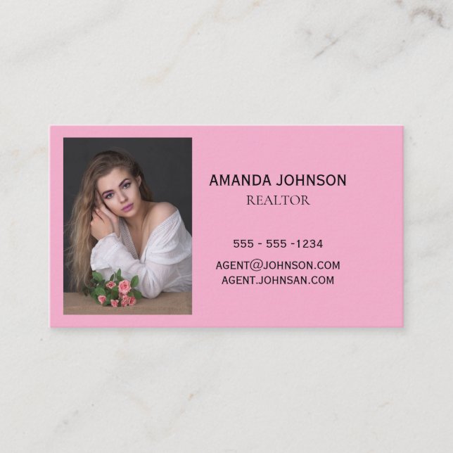  this card blends professionalism with a touch (Front)