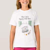 "This Cat Is" Cartoon Series Playing with Yarn