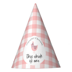 This Chick is One 1st Birthday Party Hat
