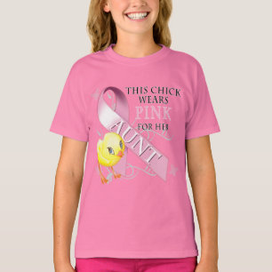 This Chick Wears Pink for her Aunt T-Shirt